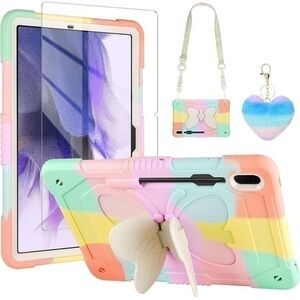 Butterfly Tablet Case for Galaxy Tab‎ S8 Plus/S7 FE/S7 Plus 12.4 inch
